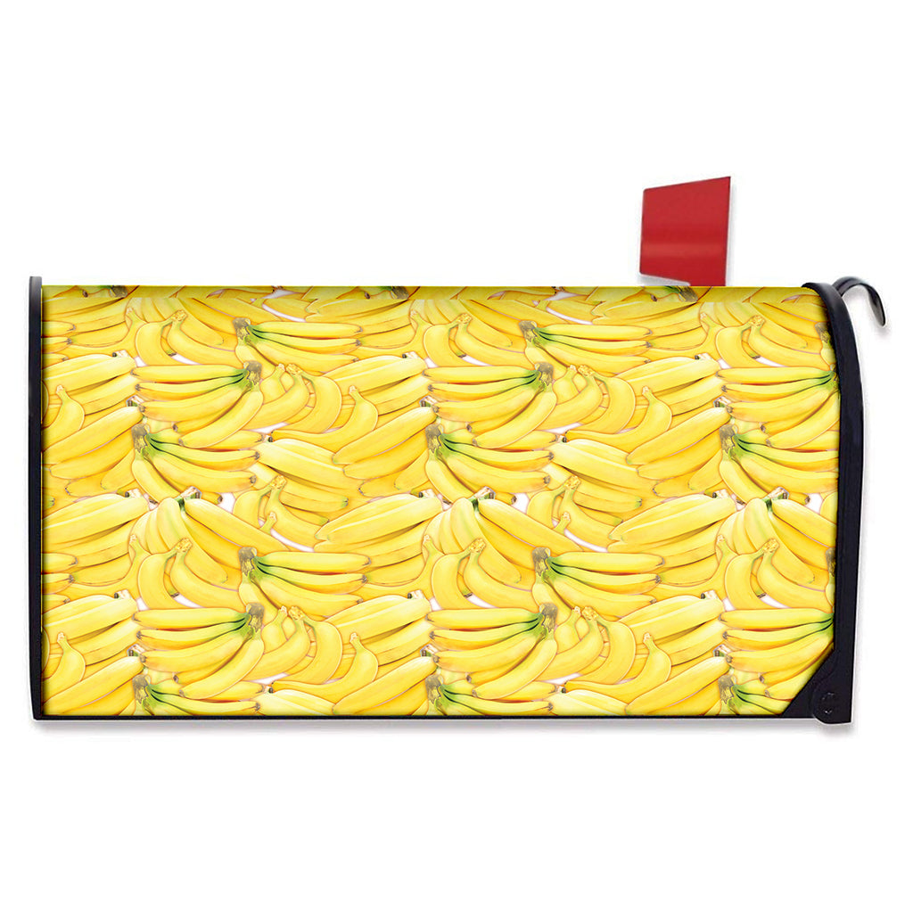 Ripe Banana Pattern Print Mailbox Cover