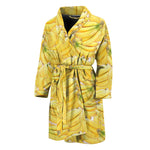 Ripe Banana Pattern Print Men's Bathrobe