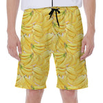Ripe Banana Pattern Print Men's Beach Shorts