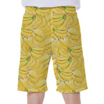 Ripe Banana Pattern Print Men's Beach Shorts