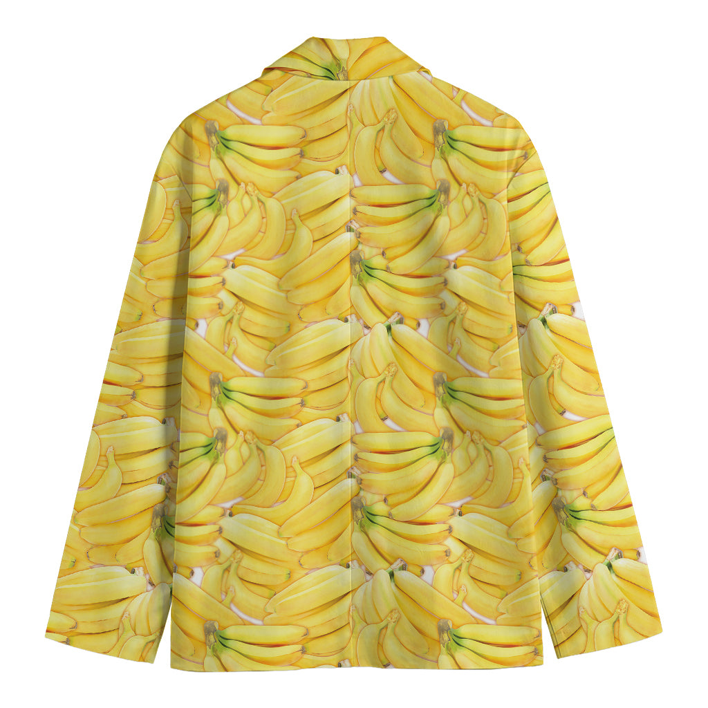 Ripe Banana Pattern Print Men's Blazer