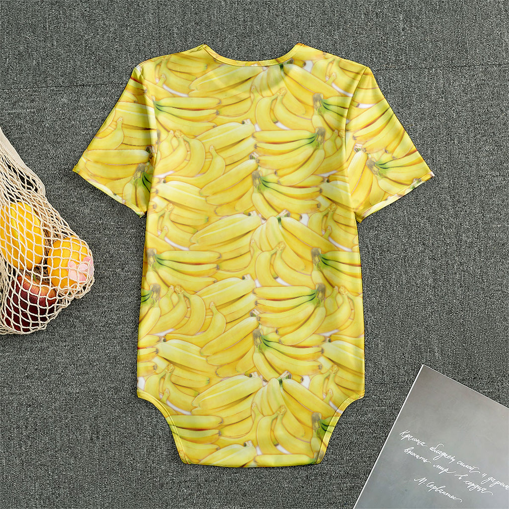 Ripe Banana Pattern Print Men's Bodysuit