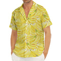 Ripe Banana Pattern Print Men's Deep V-Neck Shirt
