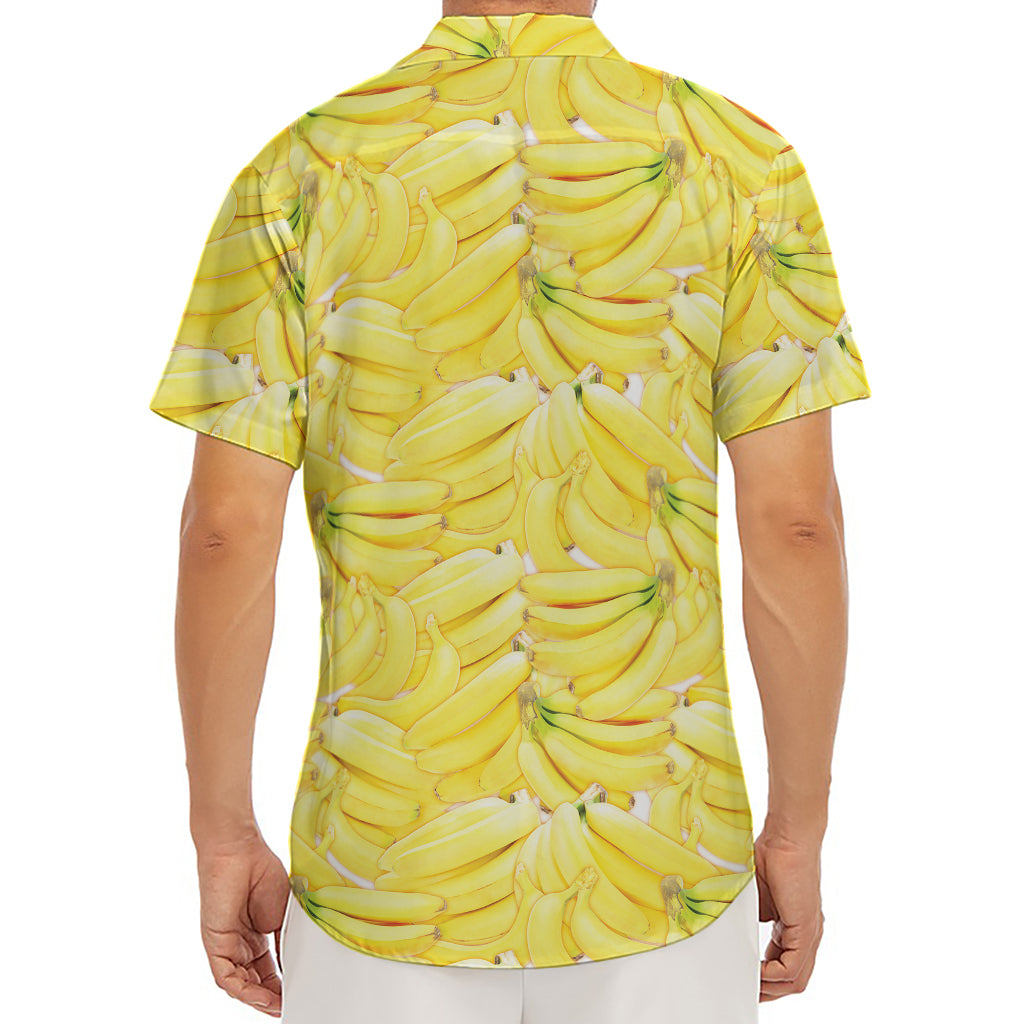 Ripe Banana Pattern Print Men's Deep V-Neck Shirt