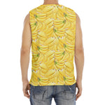 Ripe Banana Pattern Print Men's Fitness Tank Top