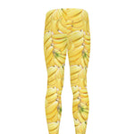 Ripe Banana Pattern Print Men's leggings