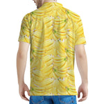 Ripe Banana Pattern Print Men's Polo Shirt