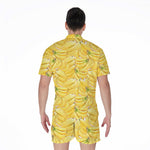 Ripe Banana Pattern Print Men's Rompers