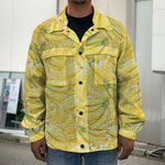 Ripe Banana Pattern Print Men's Shirt Jacket