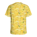Ripe Banana Pattern Print Men's Sports T-Shirt