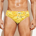 Ripe Banana Pattern Print Men's Swim Briefs