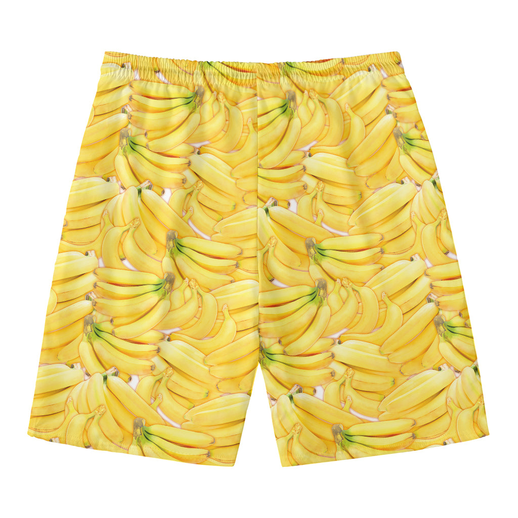 Ripe Banana Pattern Print Men's Swim Trunks
