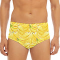 Ripe Banana Pattern Print Men's Triangle Swim Briefs