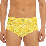 Ripe Banana Pattern Print Men's Triangle Swim Briefs