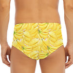 Ripe Banana Pattern Print Men's Triangle Swim Briefs