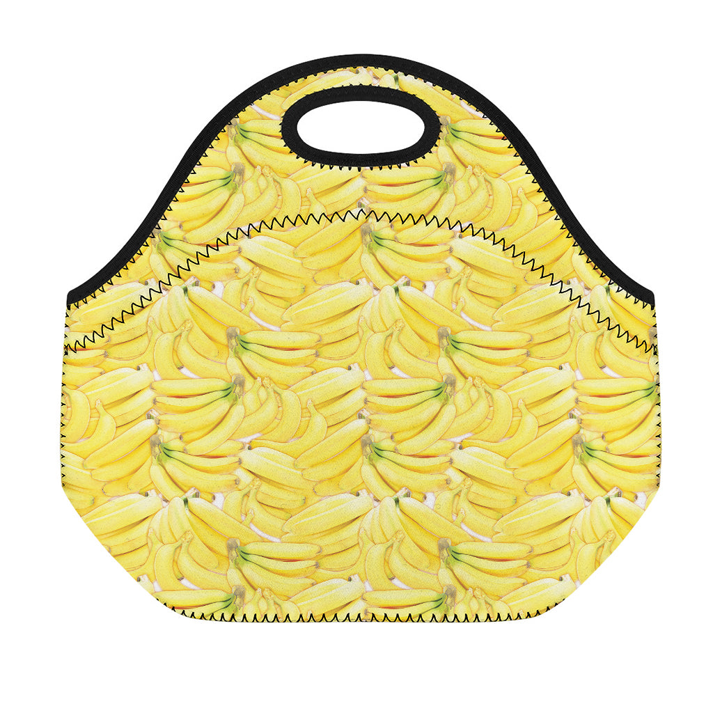 Ripe Banana Pattern Print Neoprene Lunch Bag
