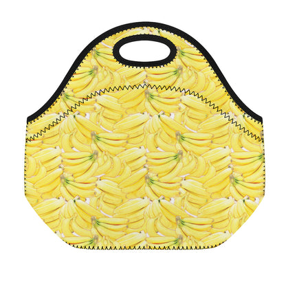 Ripe Banana Pattern Print Neoprene Lunch Bag