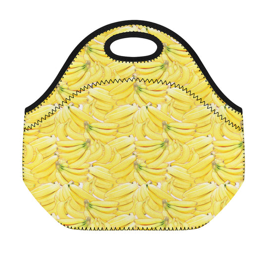 Ripe Banana Pattern Print Neoprene Lunch Bag