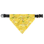 Ripe Banana Pattern Print Over The Collar Dog Bandana