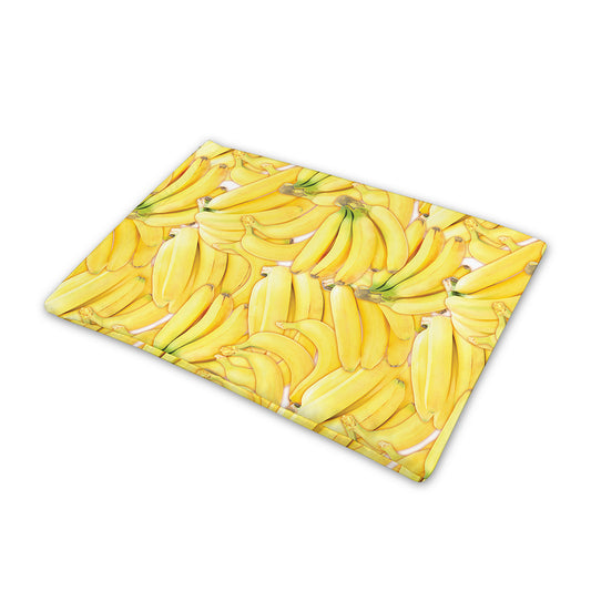 Ripe Banana Pattern Print Pet Cooling Mat Cover