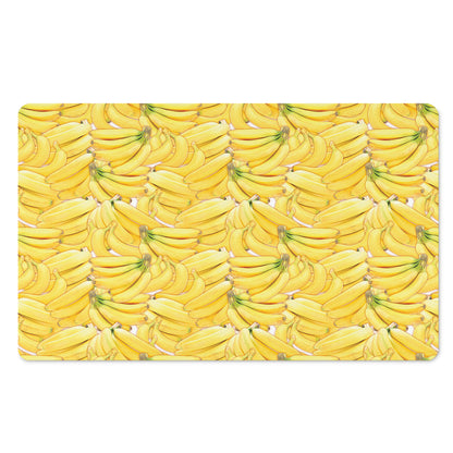Ripe Banana Pattern Print Polyester Doormat