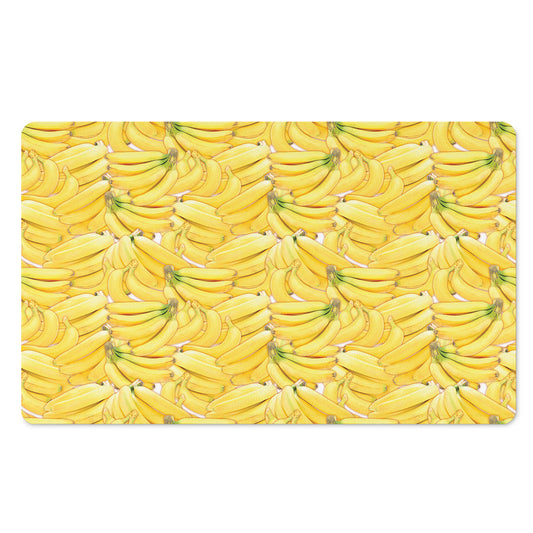Ripe Banana Pattern Print Polyester Doormat
