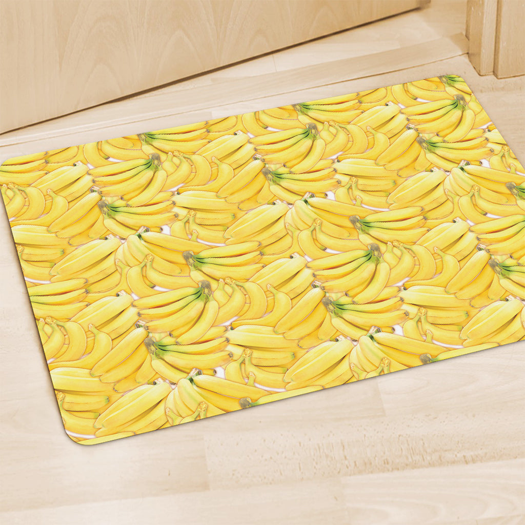 Ripe Banana Pattern Print Polyester Doormat