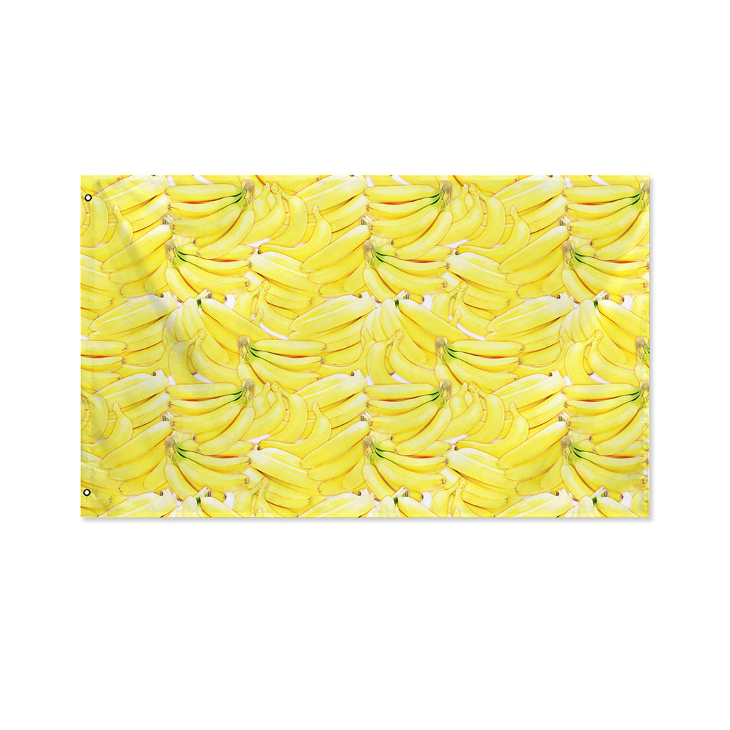 Ripe Banana Pattern Print Polyester Flag