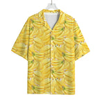 Ripe Banana Pattern Print Rayon Hawaiian Shirt