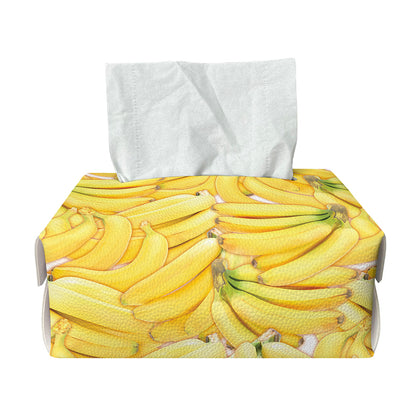 Ripe Banana Pattern Print Rectangle Tissue Box Cover