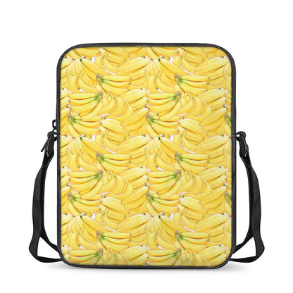 Ripe Banana Pattern Print Rectangular Crossbody Bag