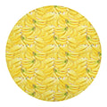 Ripe Banana Pattern Print Round Blanket