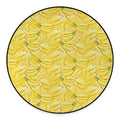 Ripe Banana Pattern Print Round Floor Mat