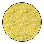 Ripe Banana Pattern Print Round Floor Mat