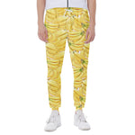 Ripe Banana Pattern Print Scuba Joggers