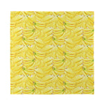 Ripe Banana Pattern Print Silk Bandana