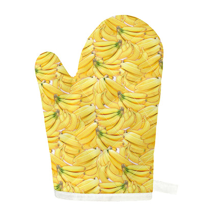 Ripe Banana Pattern Print Single Oven Mitt