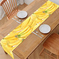 Ripe Banana Pattern Print Table Runner