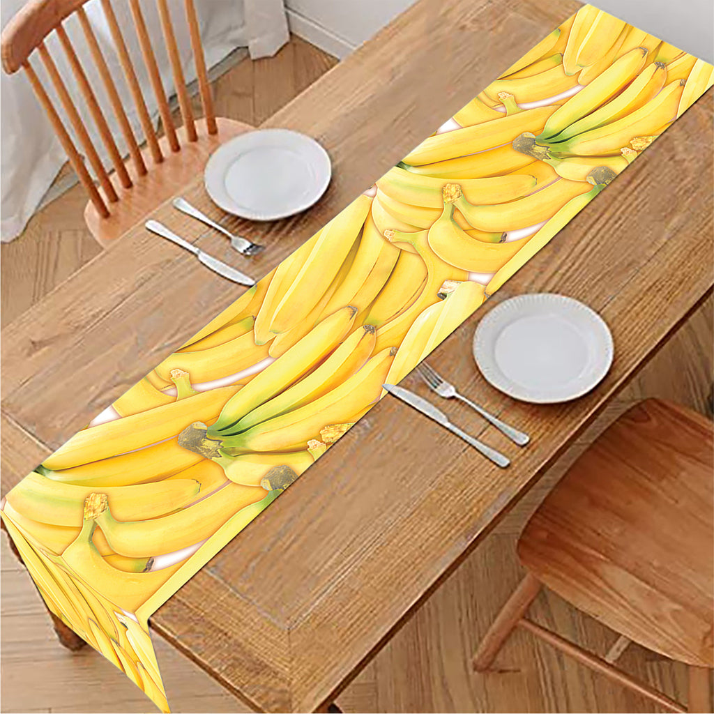 Ripe Banana Pattern Print Table Runner