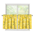 Ripe Banana Pattern Print Tier Curtains