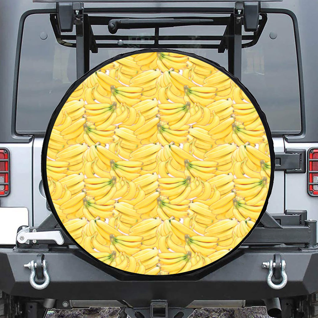 Ripe Banana Pattern Print Tire Cover