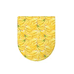 Ripe Banana Pattern Print Toilet Lid Cover