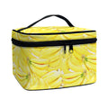 Ripe Banana Pattern Print Travel Makeup Bag