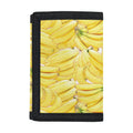 Ripe Banana Pattern Print Trifold Wallet