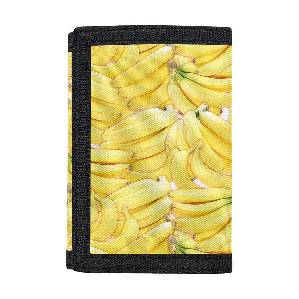 Ripe Banana Pattern Print Trifold Wallet