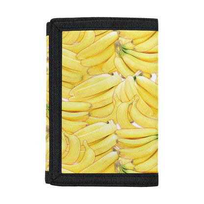 Ripe Banana Pattern Print Trifold Wallet