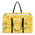 Ripe Banana Pattern Print Utility Tote Bag