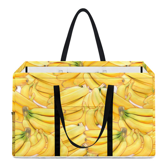 Ripe Banana Pattern Print Utility Tote Bag