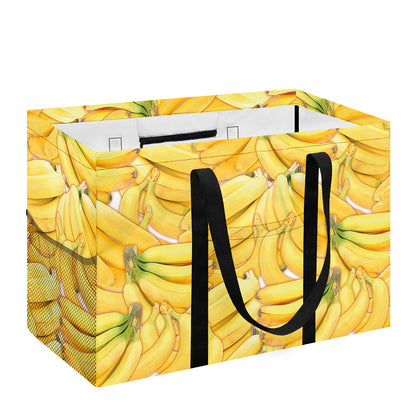 Ripe Banana Pattern Print Utility Tote Bag