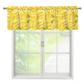 Ripe Banana Pattern Print Window Valance